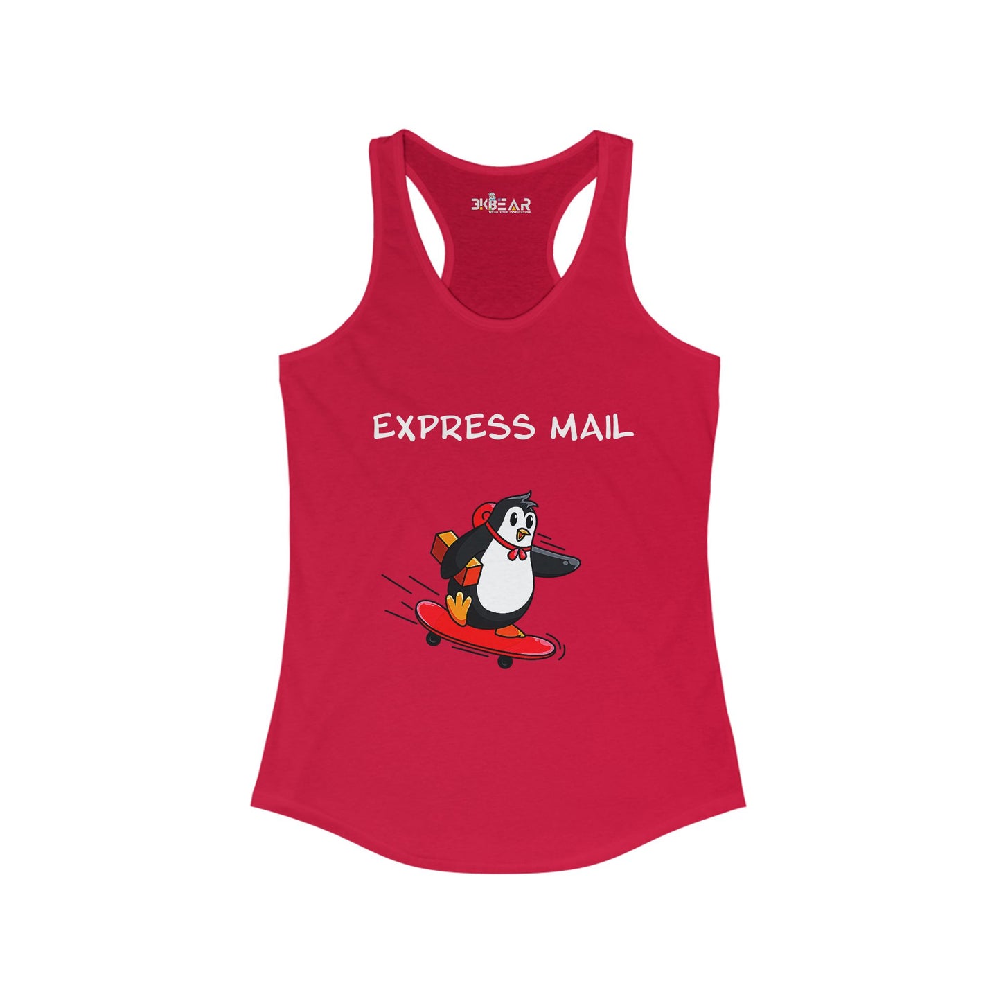 Express Mail. Women's Ideal Racerback Tank