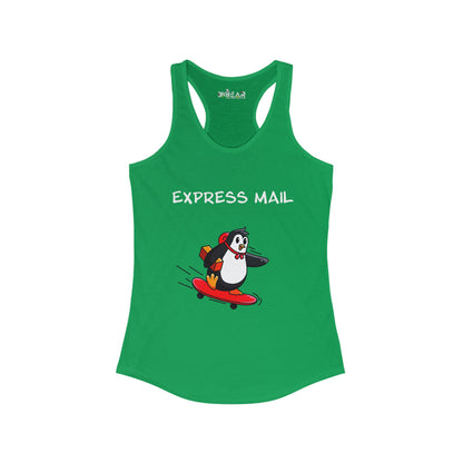 Express Mail. Women's Ideal Racerback Tank