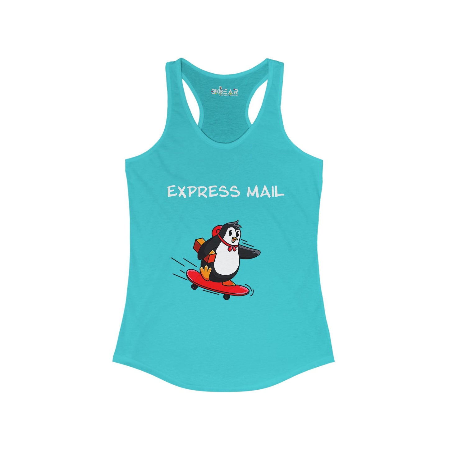 Express Mail. Women's Ideal Racerback Tank