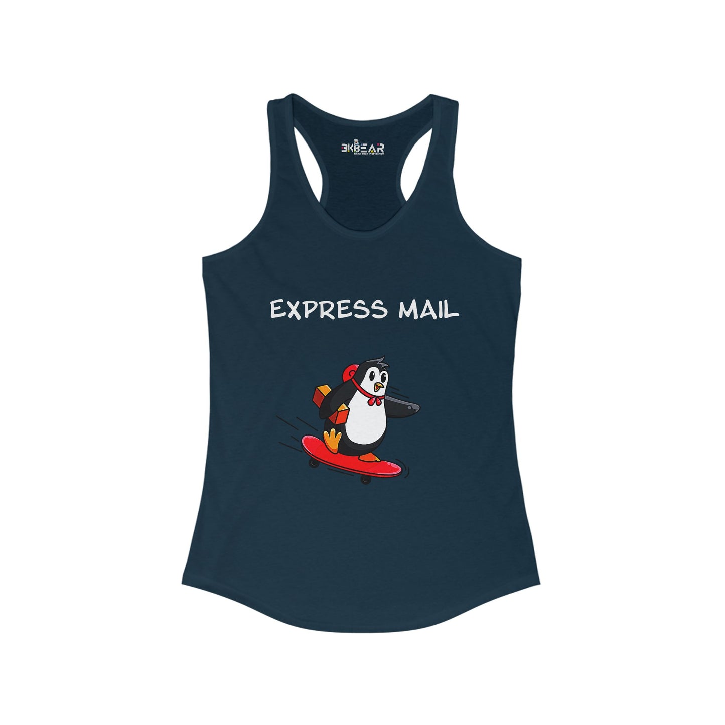 Express Mail. Women's Ideal Racerback Tank