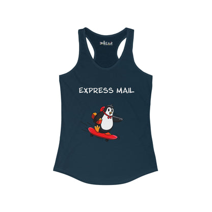 Express Mail. Women's Ideal Racerback Tank