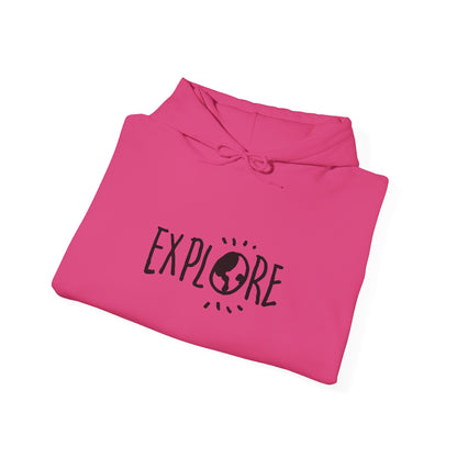 Explore Hoodie – Adventure Graphic Sweatshirt, Unisex Outdoor Hoodie