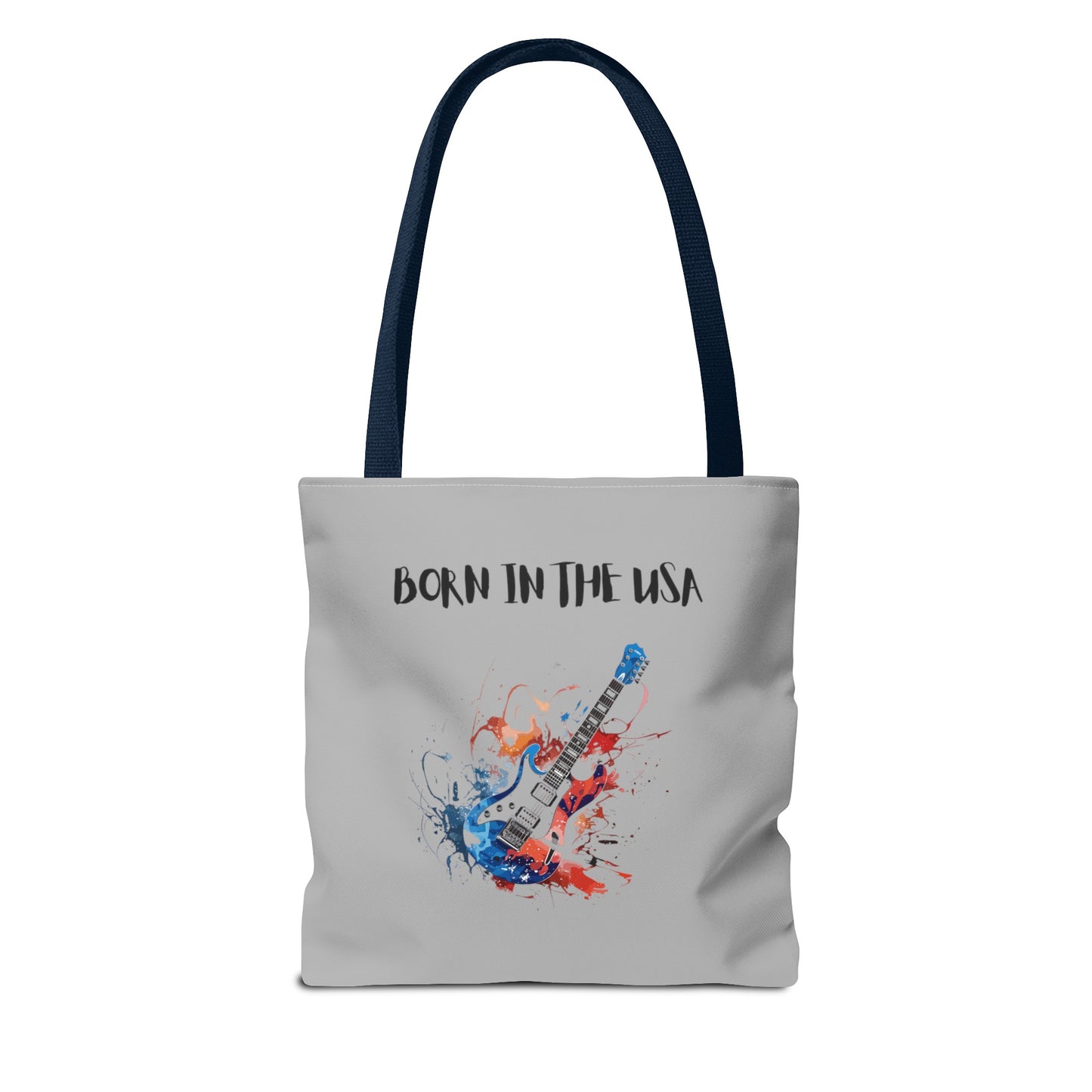 Born In The USA Guitar. Gray Tote Bag