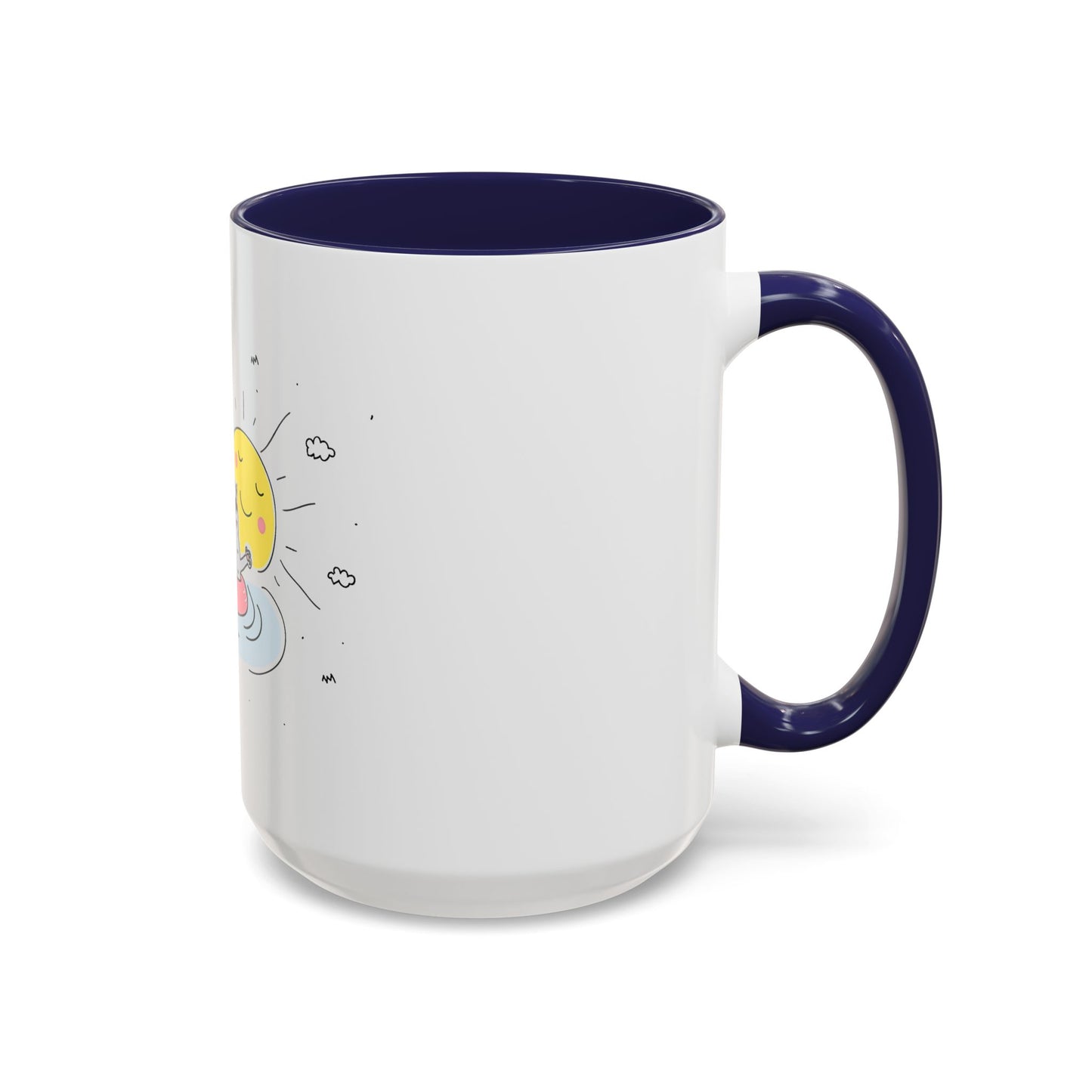 Jingles The Summertime Cat. Accent Coffee Mug, 11oz