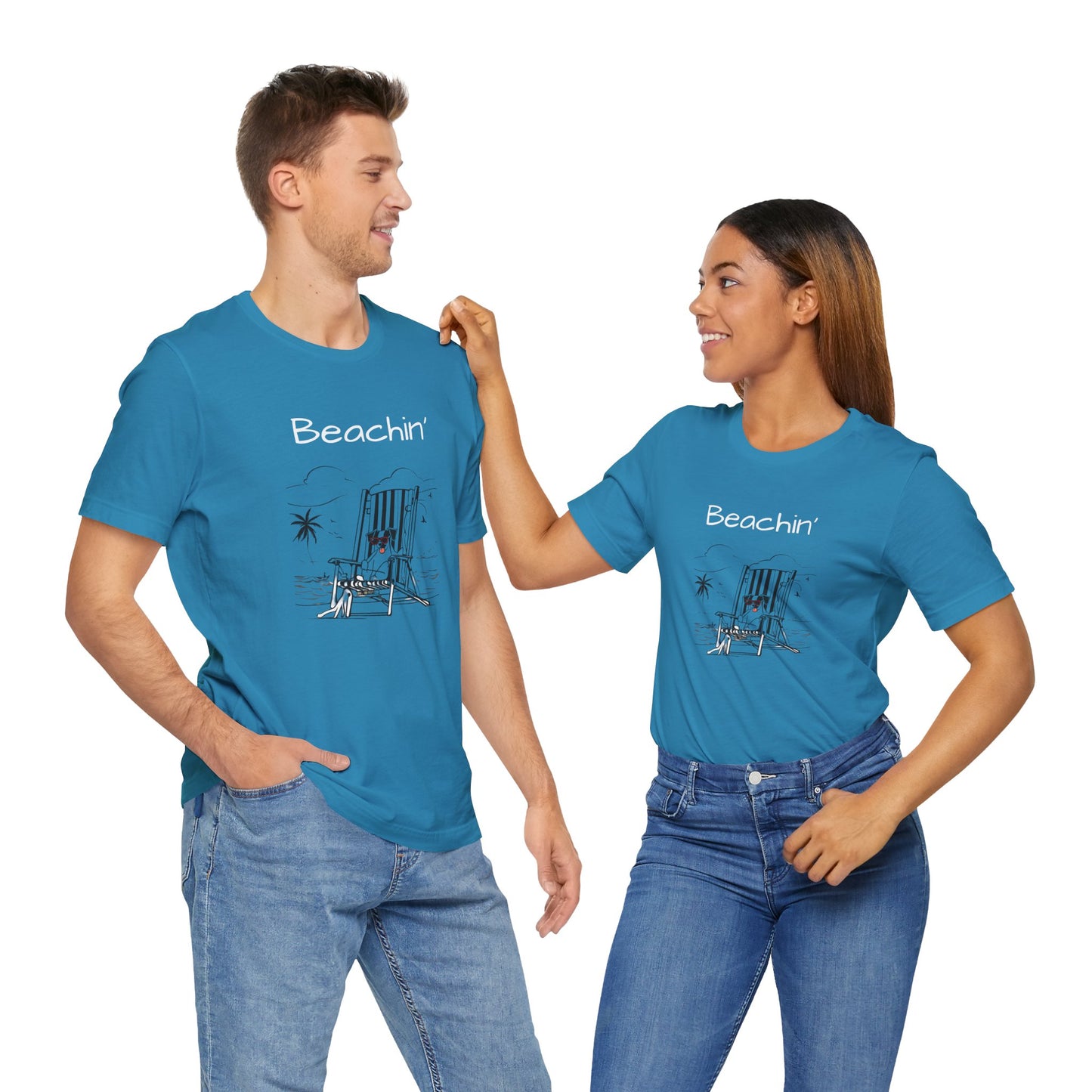 Beachin'. Unisex Jersey Short Sleeve Tee