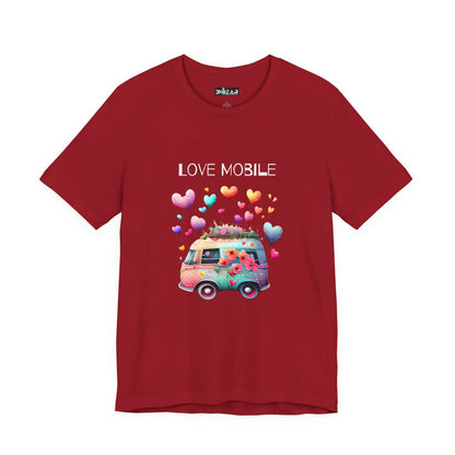 Love Mobile.  Unisex Short Sleeve Tee