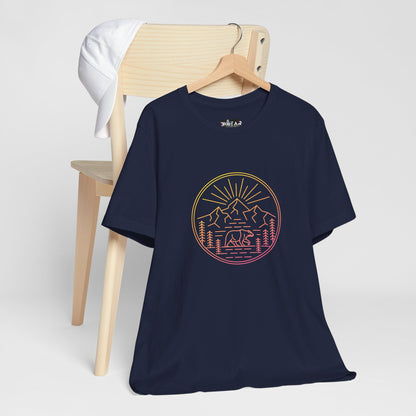 Explore The Outdoors. Unisex Jersey Short Sleeve Tee