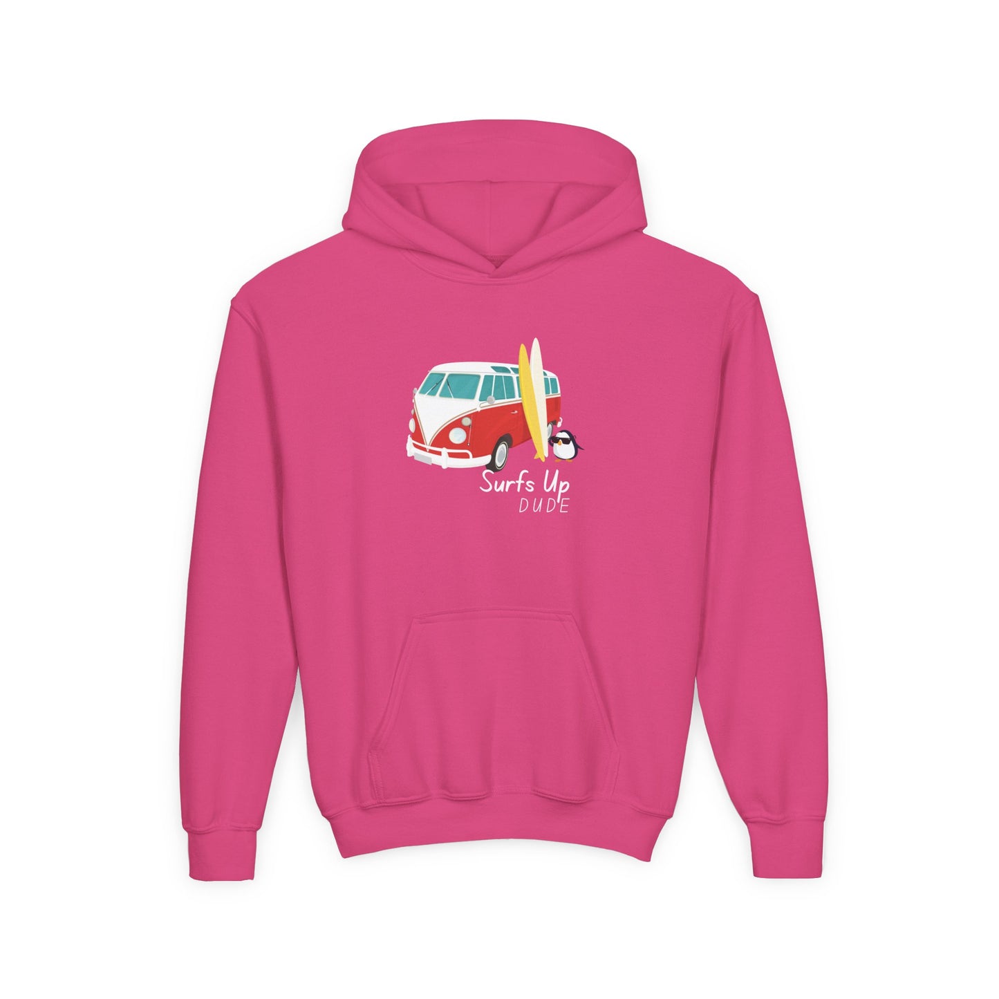 Surf's Up Dude. Kids Hoodie