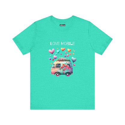 Love Mobile.  Unisex Short Sleeve Tee