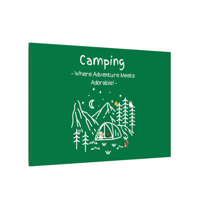 Camping. Where Adventure Meets Cuteness. Canvas Gallery Wraps