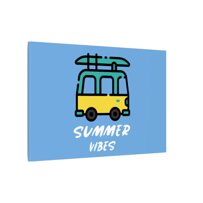 Summer Vibes Canoe on Van. Canvas Gallery Wraps