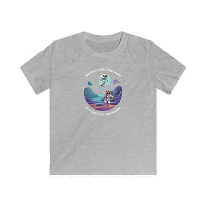 The Sky's Not The Limit. It's Just The Beginning. Kids Softstyle Tee