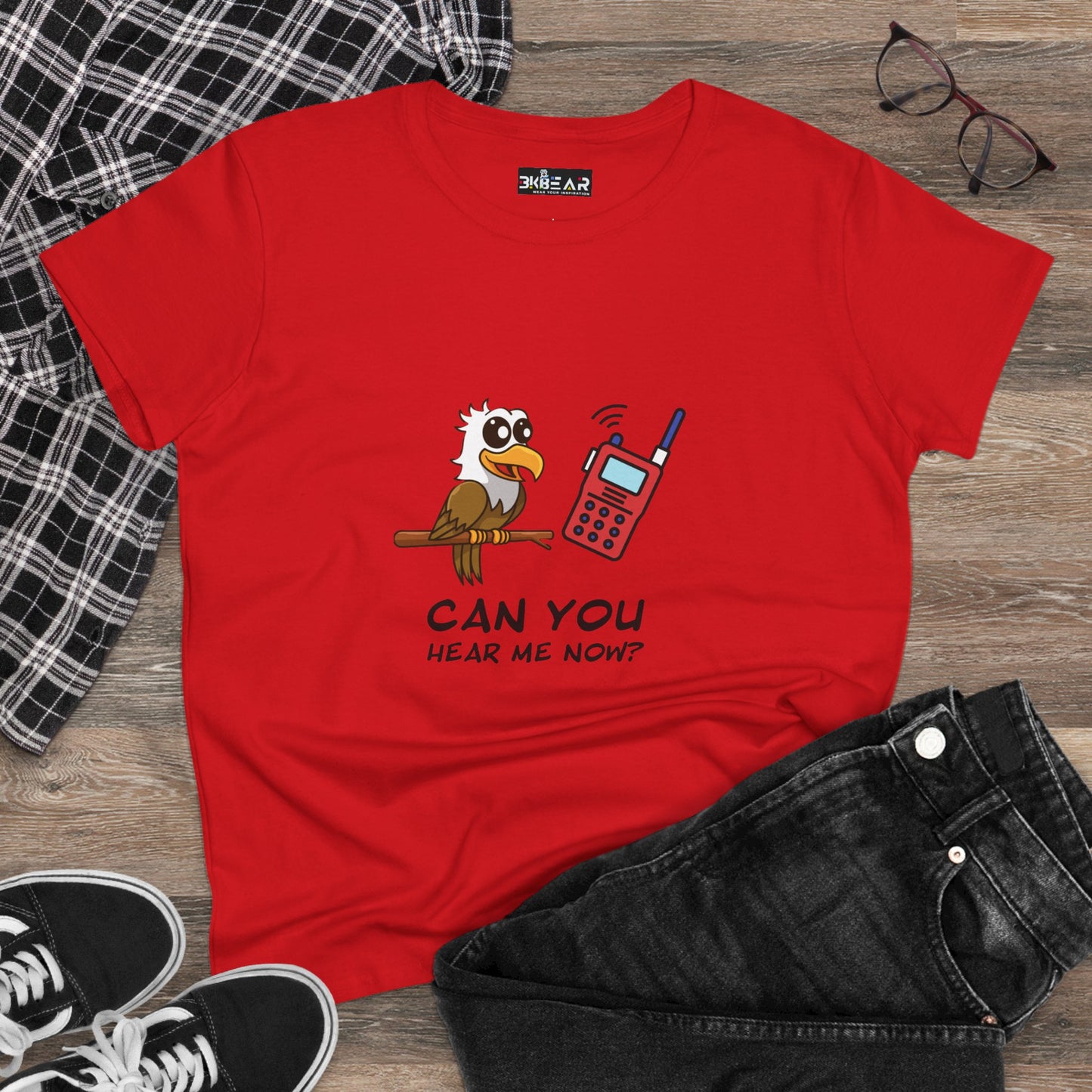 Can You Hear Me Now | Funny Bird Phone Tee