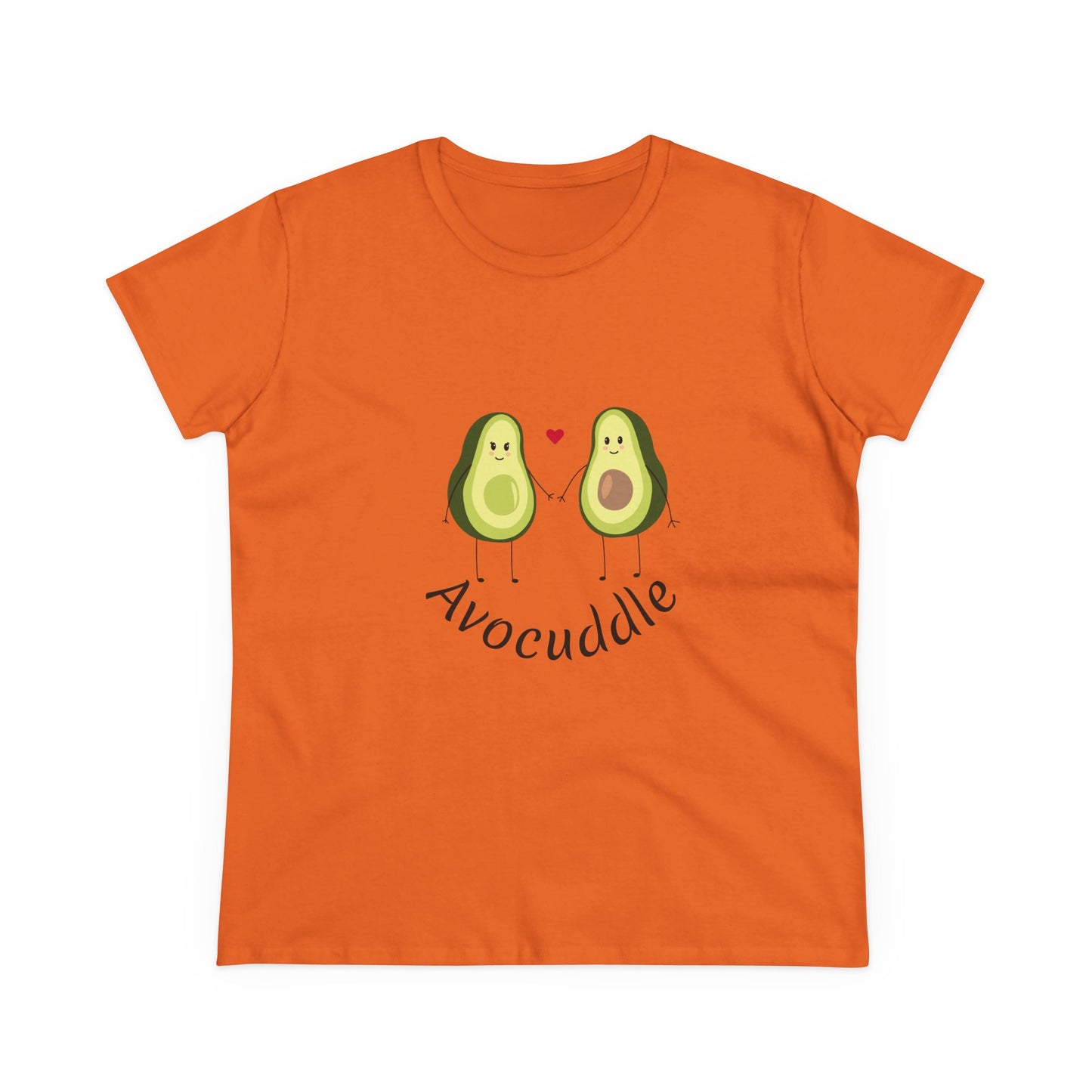 Avocuddle. Women's Midweight Cotton Tee