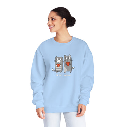 Happy Cat's. Prrr Meow. Unisex NuBlend® Crewneck Sweatshirt