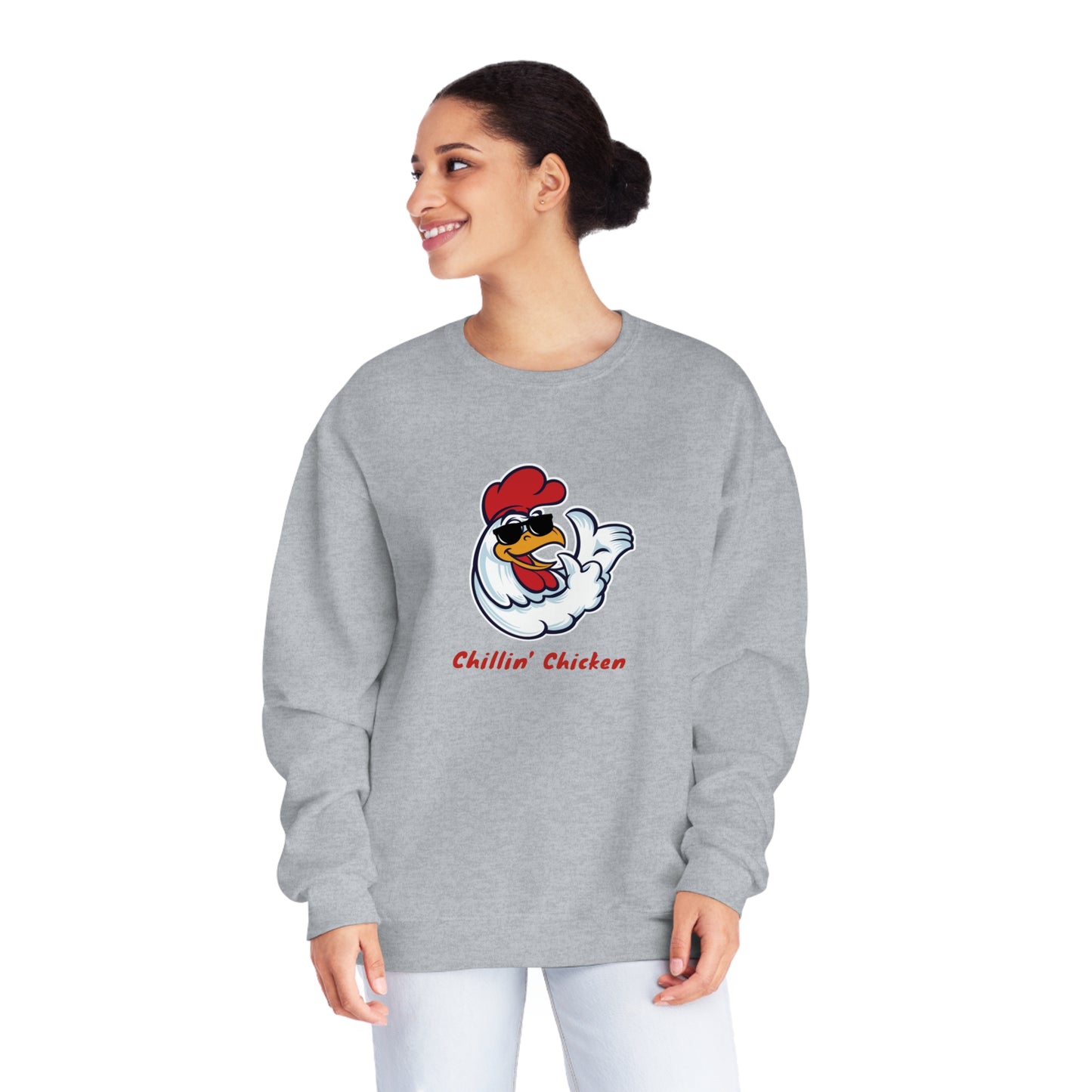 Chillin' Chicken. Unisex NuBlend® Crewneck Sweatshirt