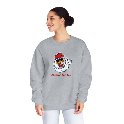 Chillin' Chicken. Unisex NuBlend® Crewneck Sweatshirt