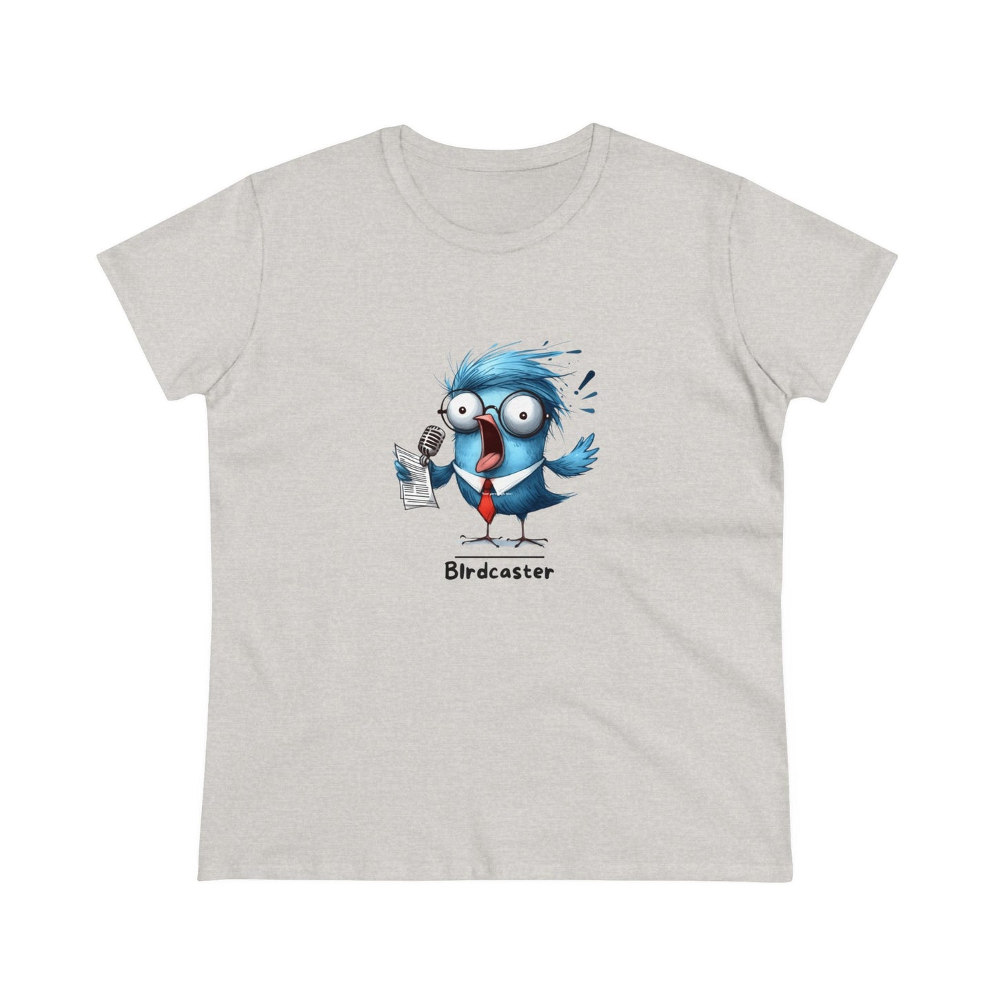 Birdcaster. Women's Midweight Cotton Tee