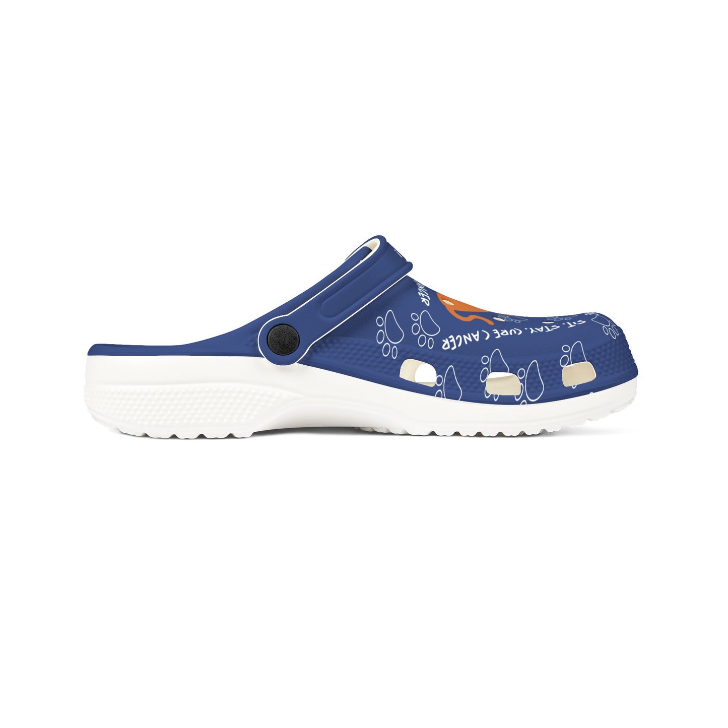 Dogs For A Cause Rubber Clogs. Fetch A Cure Design