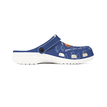 Dogs For A Cause Rubber Clogs. Fetch A Cure Design