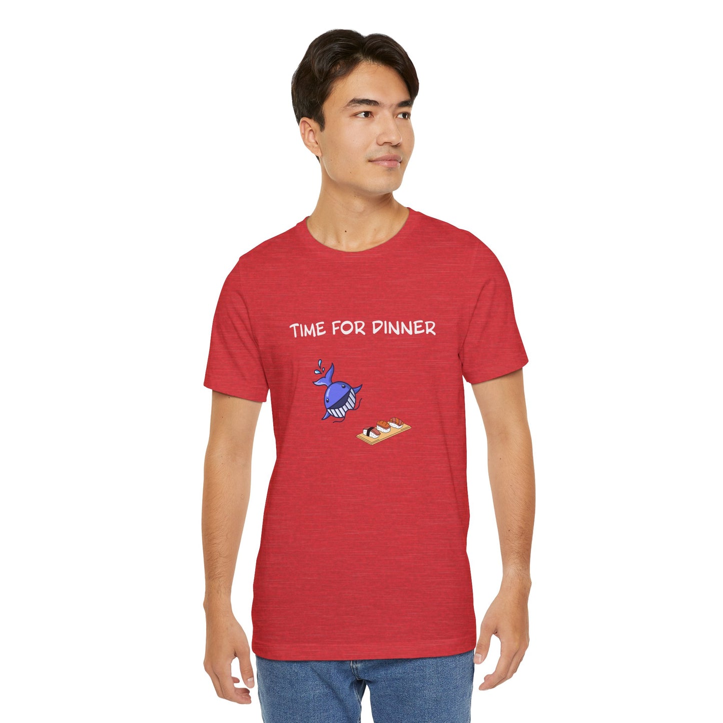 Time For Dinner. Unisex Jersey Short Sleeve Tee