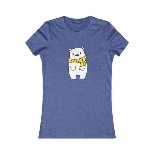 Winter Time BK Bear.  Women's Favorite Tee