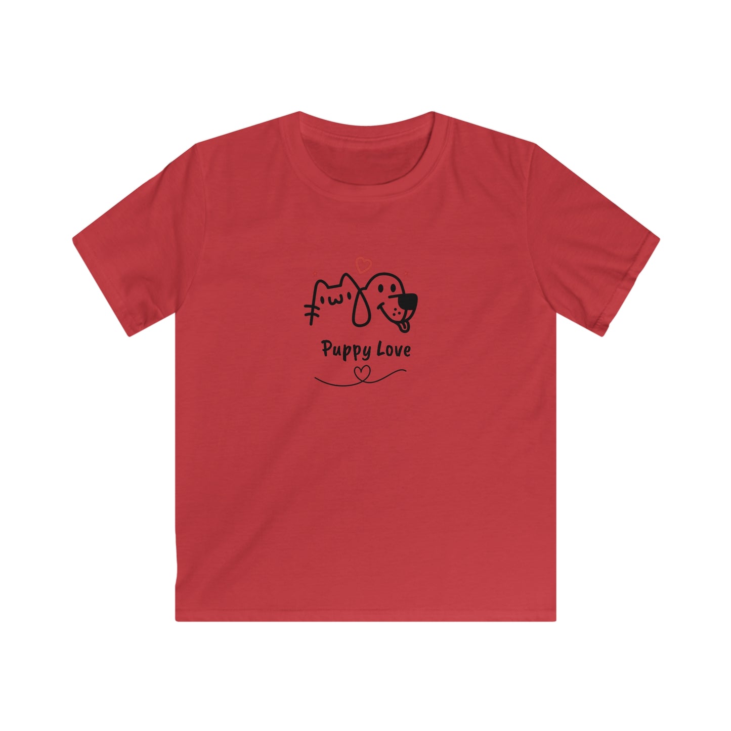 Puppy Love. Kids Softstyle Tee