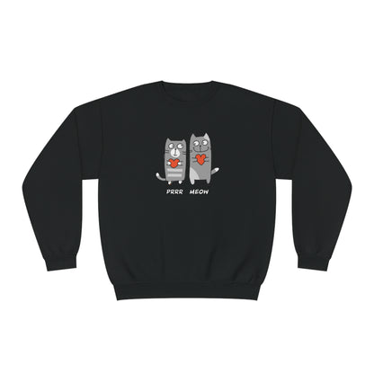 Happy Cat's. Prrr Meow. Unisex NuBlend® Crewneck Sweatshirt