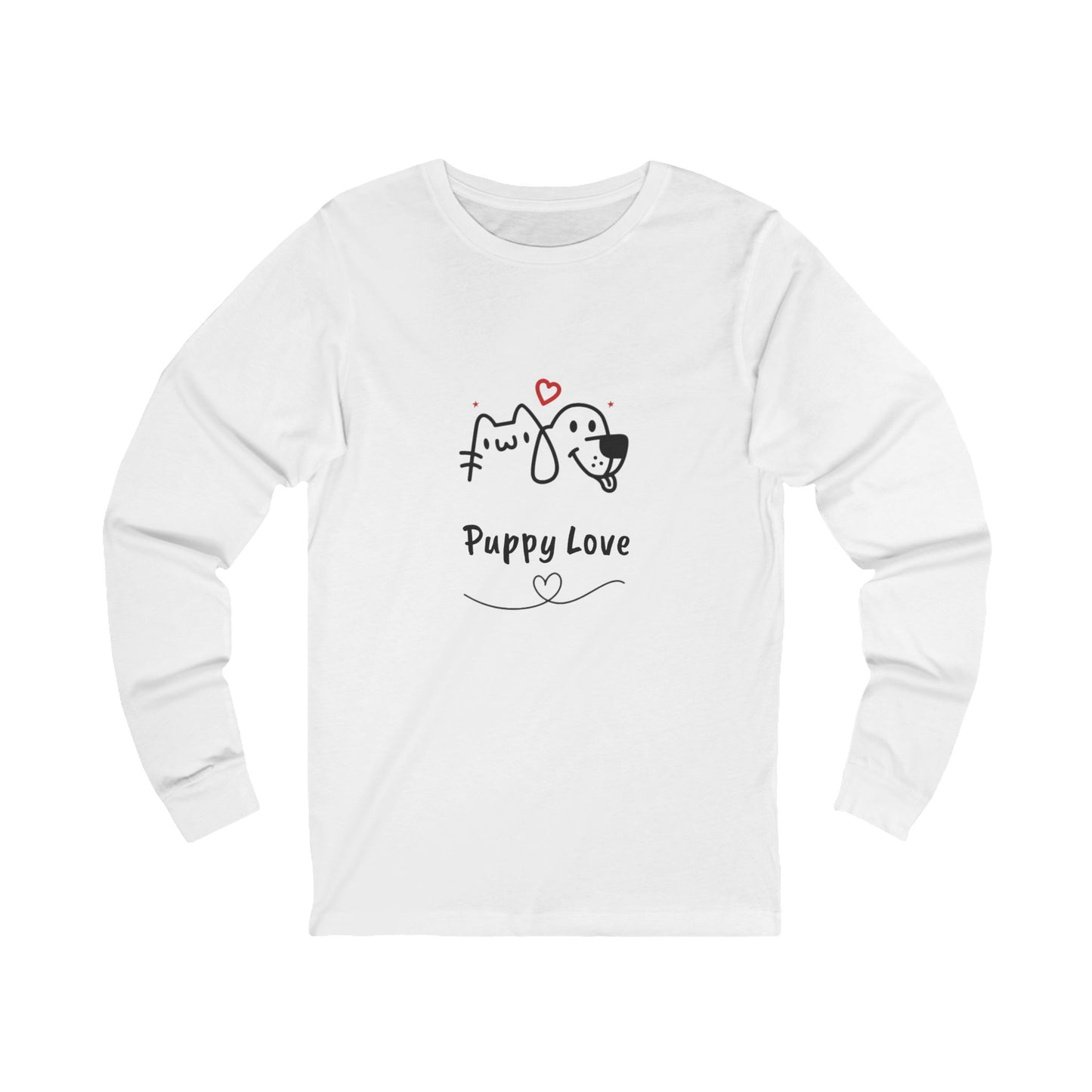 Puppy Love Long Sleeve Tee – Snuggles Optional, Style Required