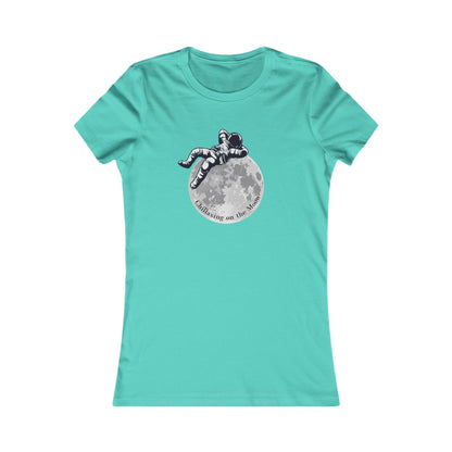 Chillaxing on The Moon.  Women's Favorite Tee