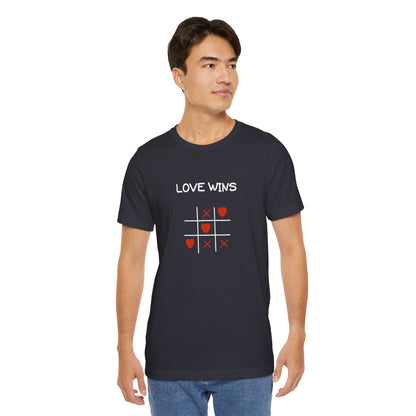 Love Wins!  Unisex Jersey Short Sleeve Tee