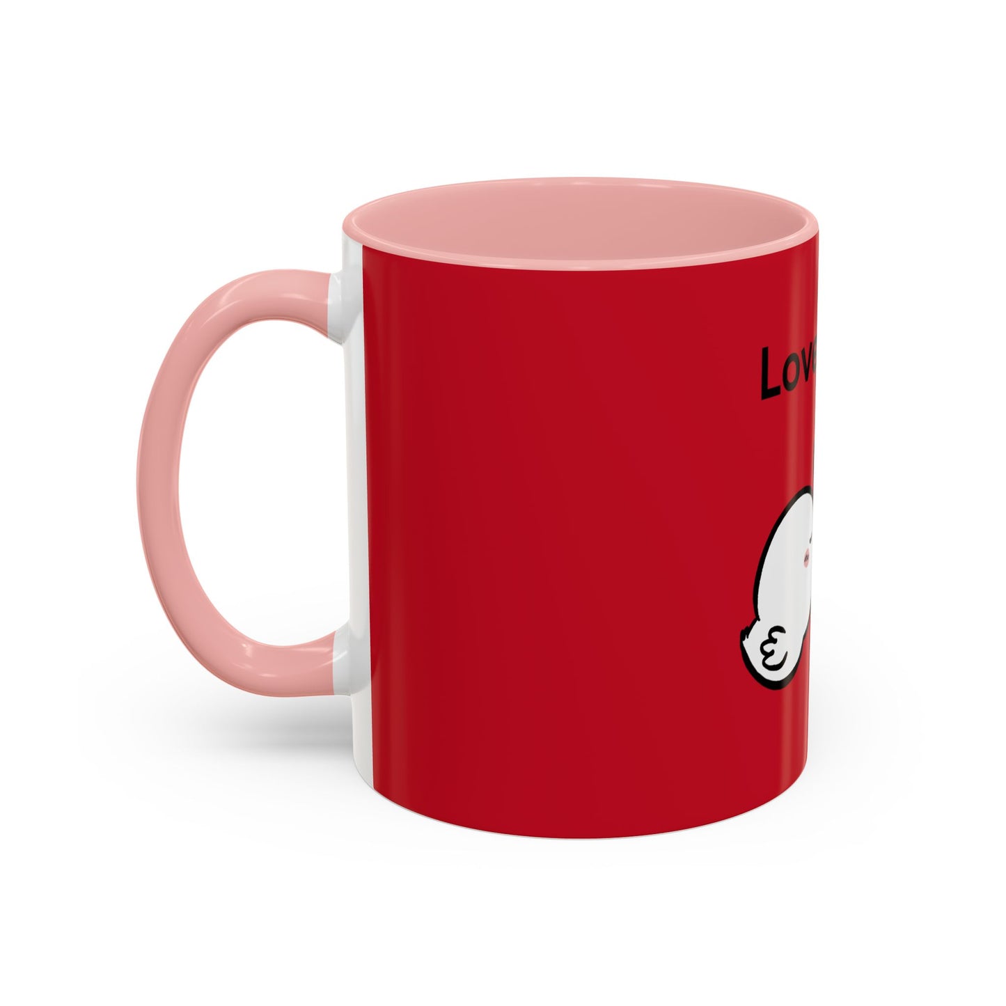 Love Birds Cute Design. Cartoon Mug, 11oz