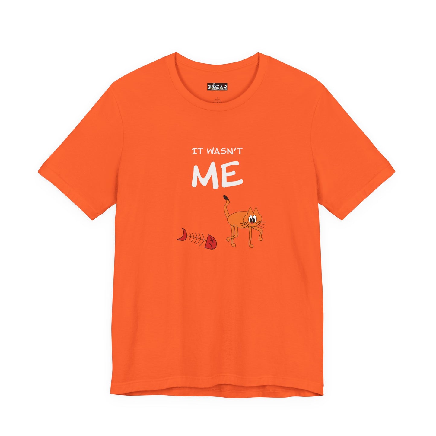 Leo The Cat Didn't Do It. Unisex Jersey Short Sleeve Tee