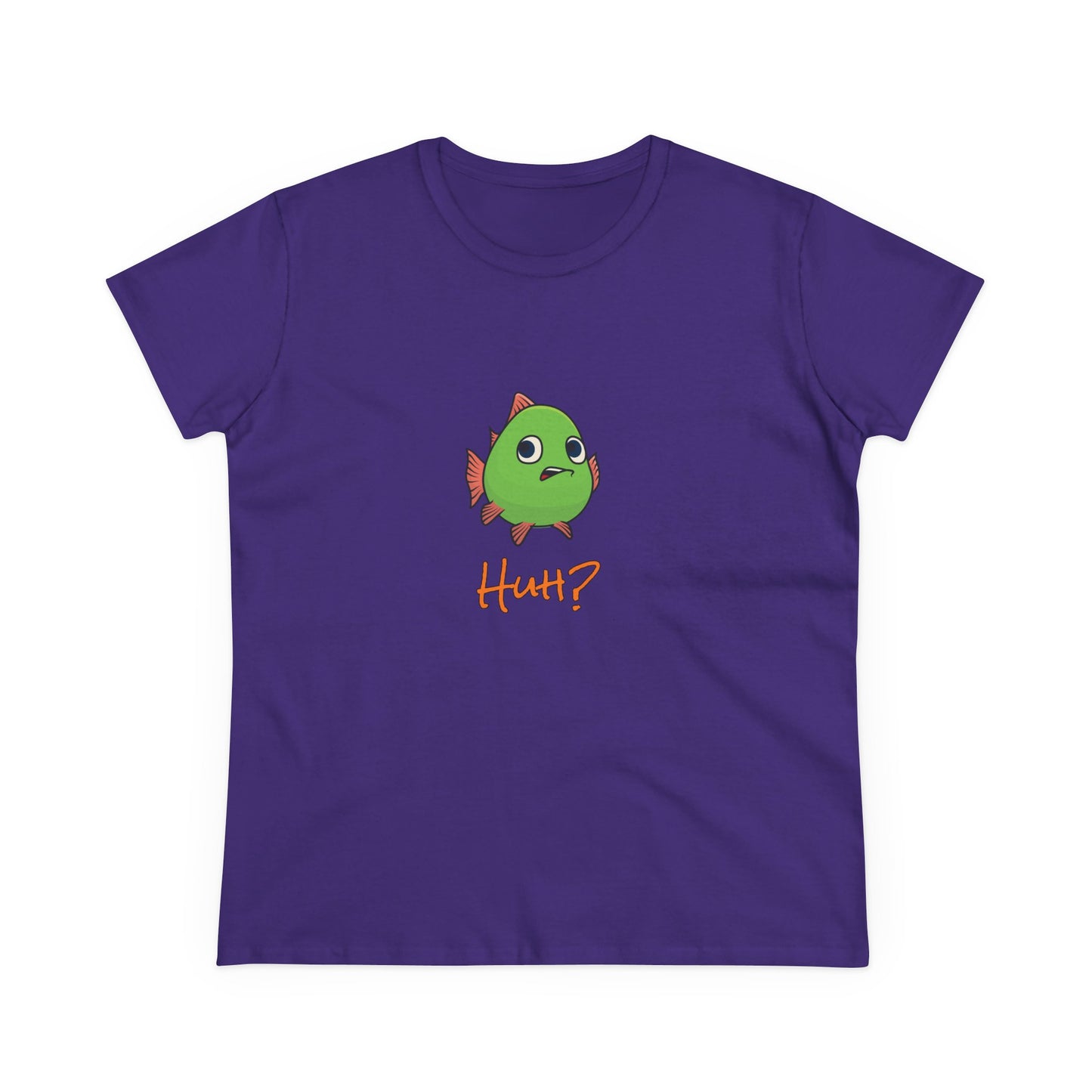 Fish In Total Disbelief. Women's Midweight Cotton Tee