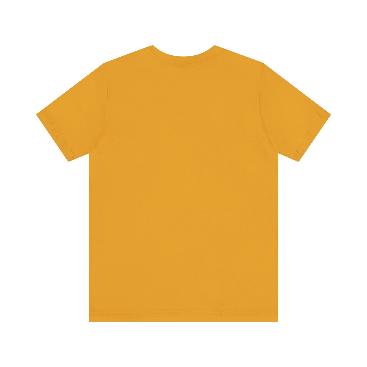 Solid Mustard. Unisex Jersey Short Sleeve Tee