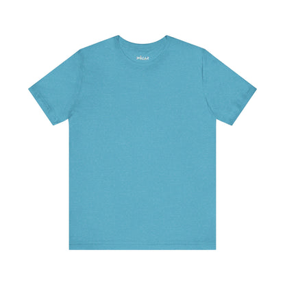 Solid Teal. Unisex Jersey Short Sleeve Tee