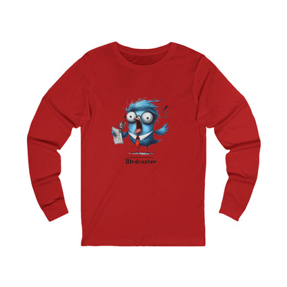 Birdcaster Long Sleeve Tee – Funny Bird Shirt with Forecast Vibes