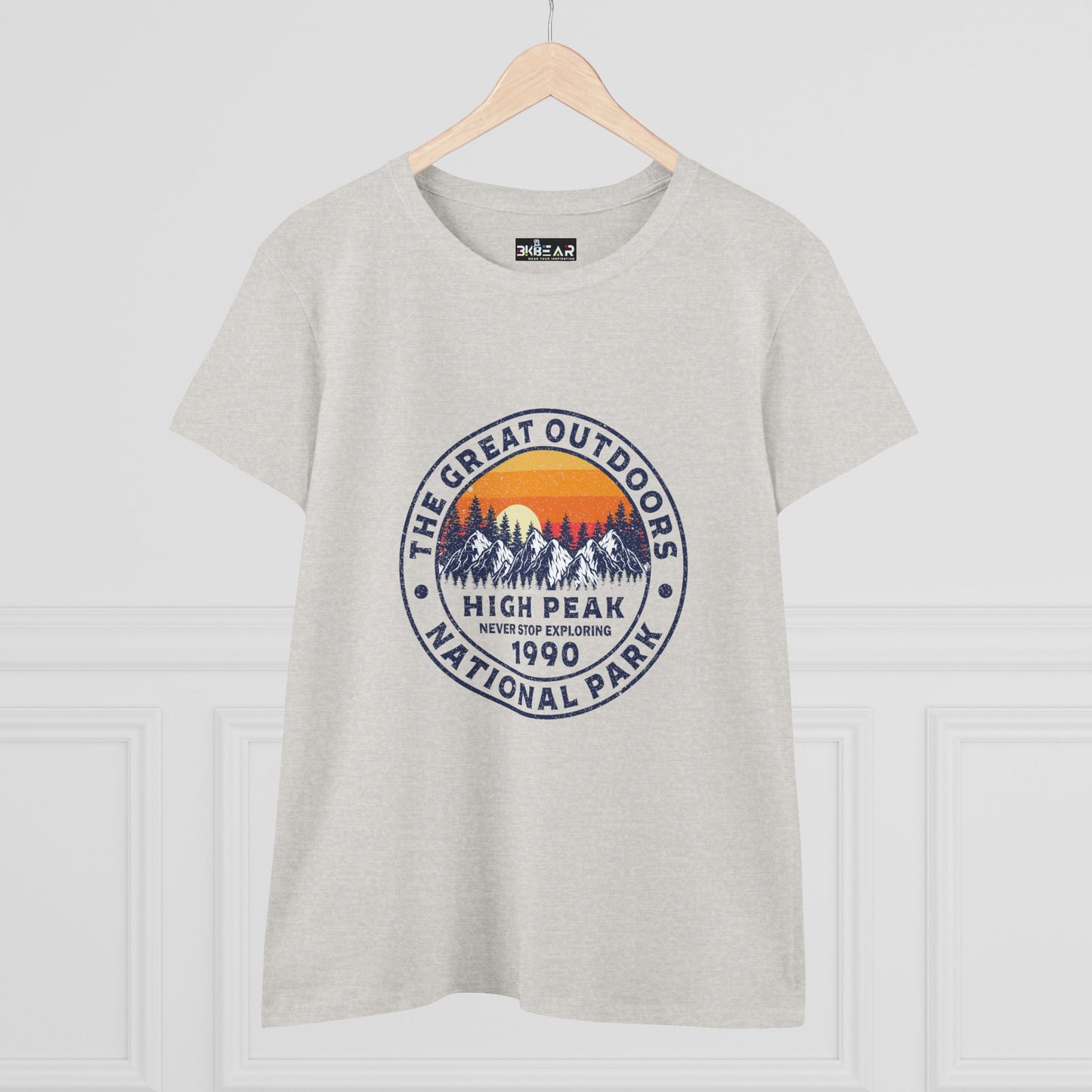 Never Stop Exploring – National Park T-Shirt for Women