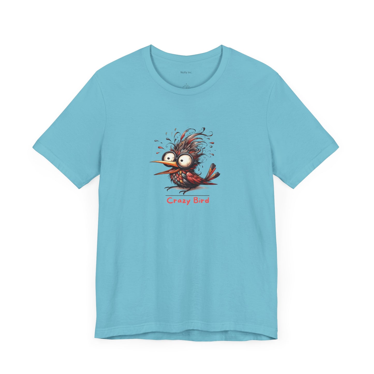 Crazy Bird. Unisex Jersey Short Sleeve Tee