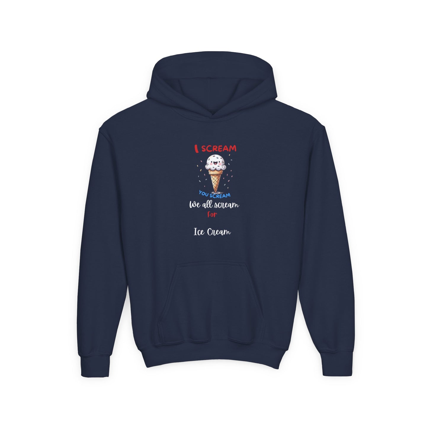 I Scream For Ice Cream. Kids Hoodie