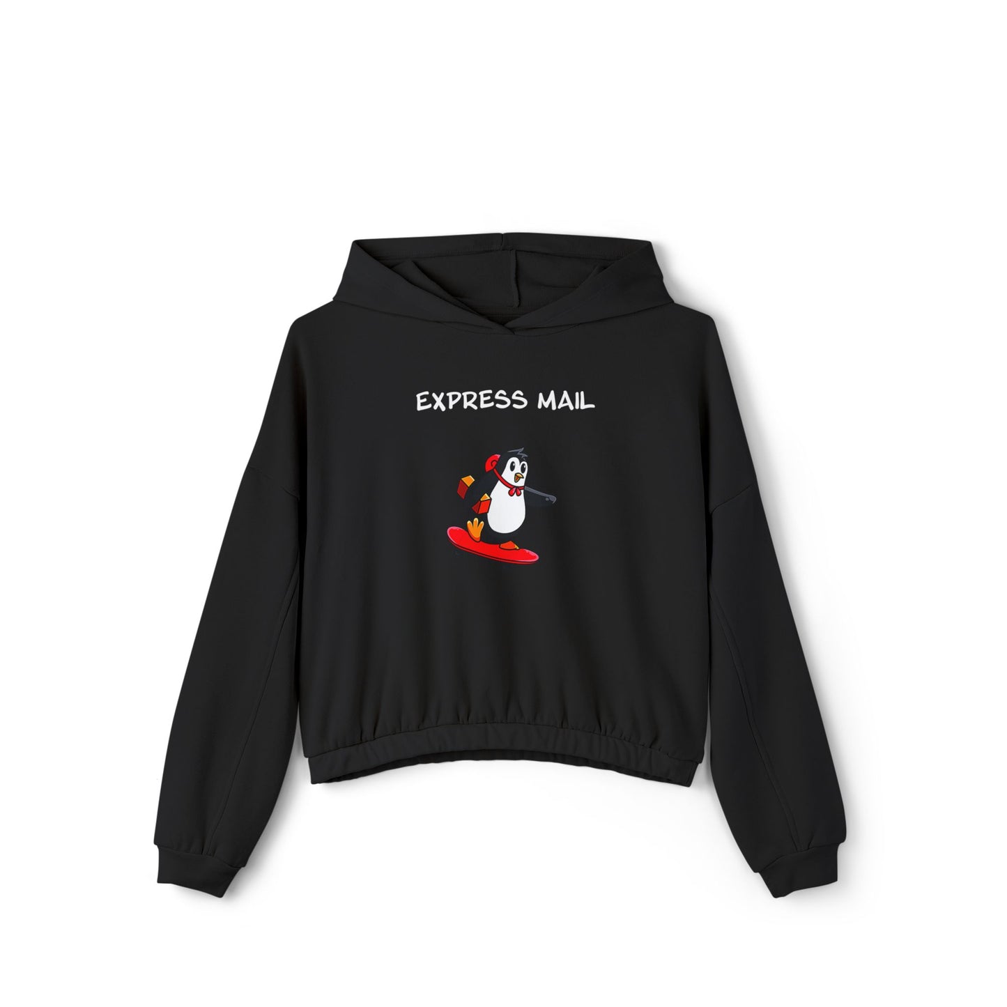 Express Mail.  Women's Cinched Bottom Hoodie
