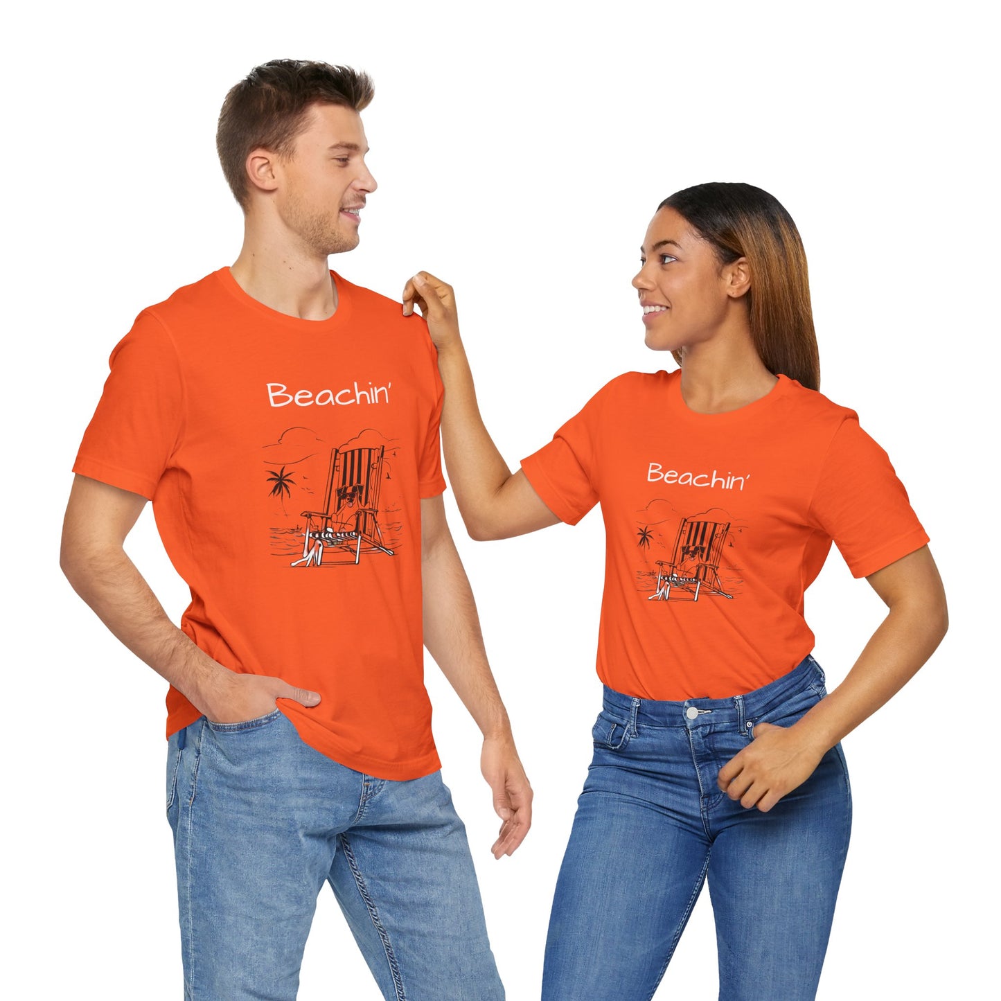 Beachin'. Unisex Jersey Short Sleeve Tee