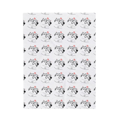 Puppy Love. Plush Blanket