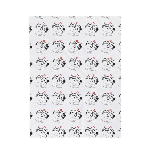 Puppy Love. Plush Blanket