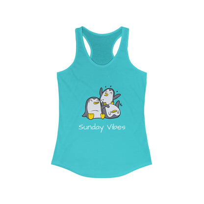 Sunday Vibes. Women's Ideal Racerback Tank