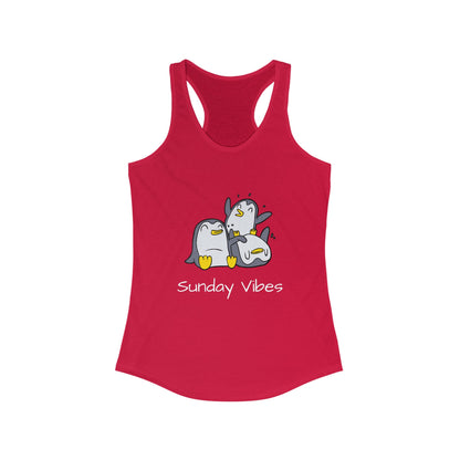 Sunday Vibes. Women's Ideal Racerback Tank