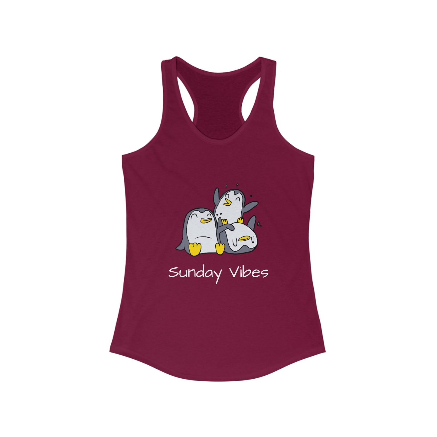 Sunday Vibes. Women's Ideal Racerback Tank