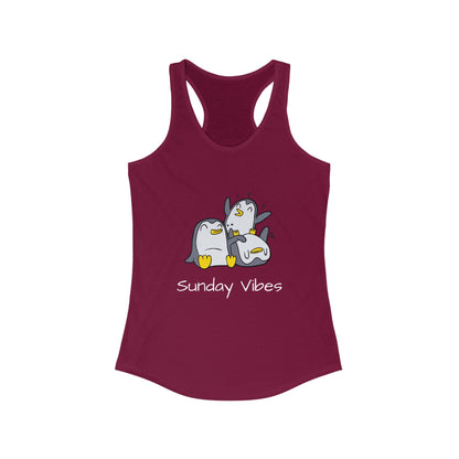 Sunday Vibes. Women's Ideal Racerback Tank