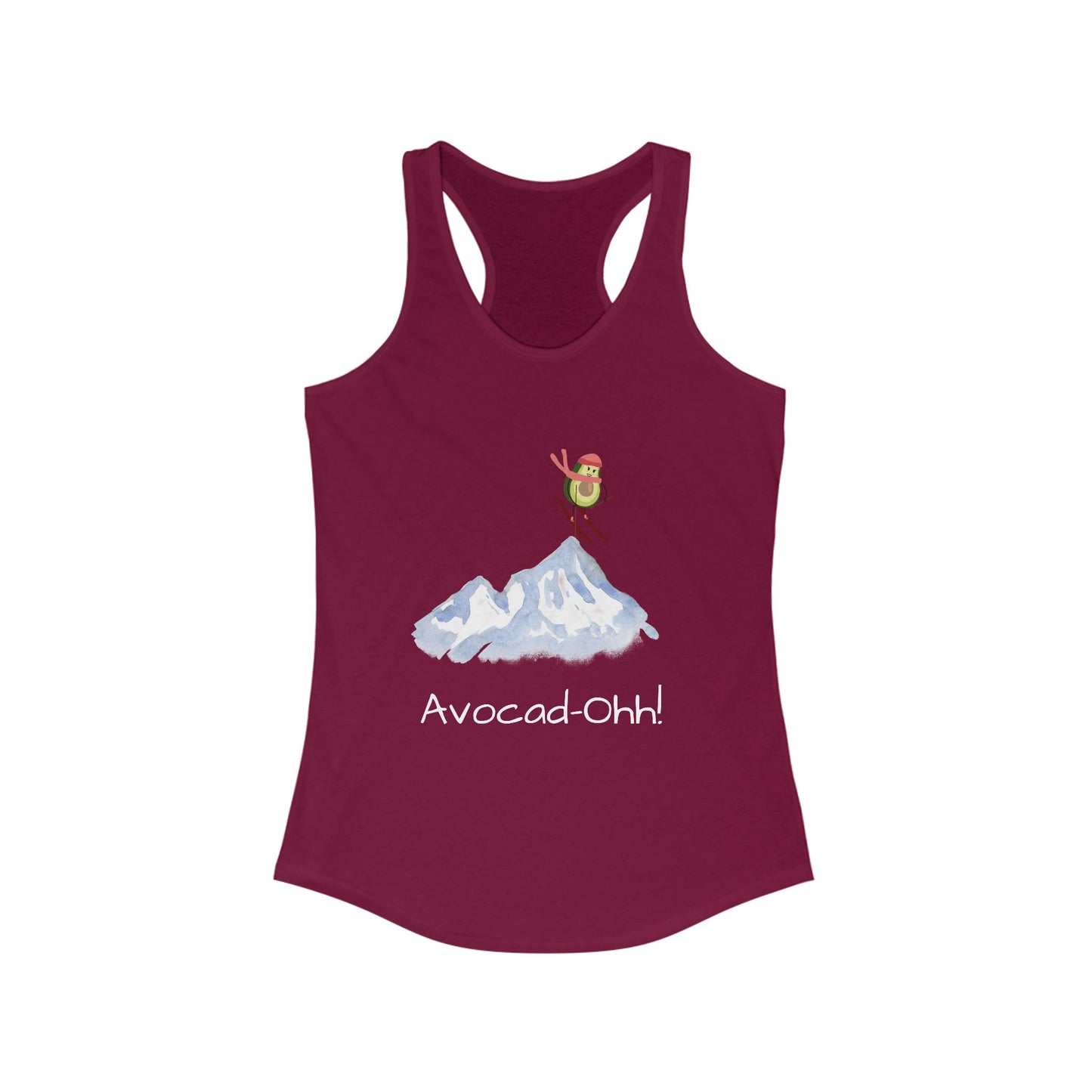 Avocad-Ohh! Women's Ideal Racerback Tank