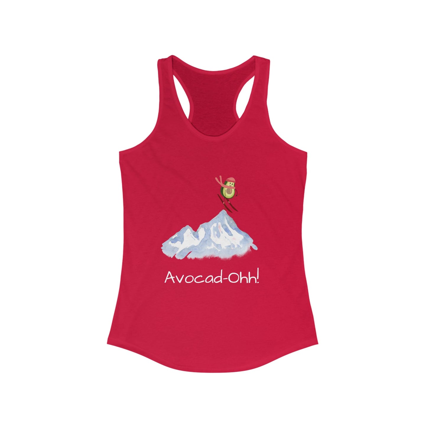 Avocad-Ohh! Women's Ideal Racerback Tank